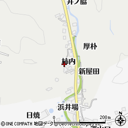 愛知県豊田市上渡合町柿内37周辺の地図