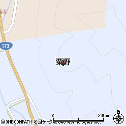 京都府船井郡京丹波町粟野周辺の地図