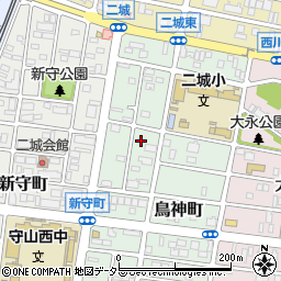 愛知県名古屋市守山区鳥神町186周辺の地図