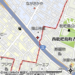 福山冷蔵株式会社周辺の地図