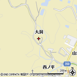 愛知県豊田市北一色町大洞79周辺の地図