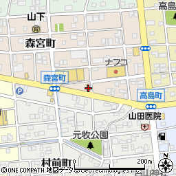 愛知県名古屋市守山区森宮町219周辺の地図