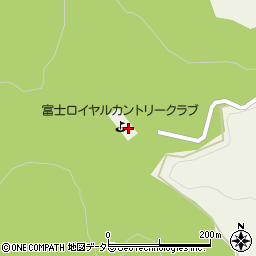 富士ロイヤルカントリークラブ周辺の地図