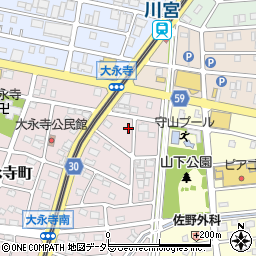 ひまわり薬局大永寺店周辺の地図