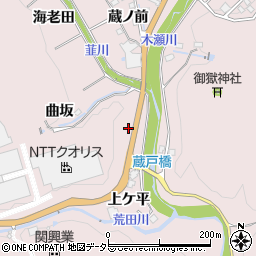 愛知県豊田市木瀬町（上ケ平）周辺の地図