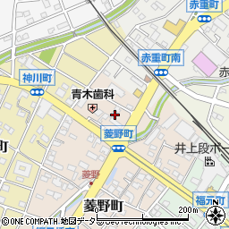愛知県瀬戸市菱野町33周辺の地図