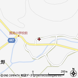 京都府船井郡京丹波町質美ニシ分周辺の地図