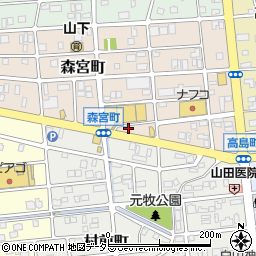 愛知県名古屋市守山区森宮町216周辺の地図