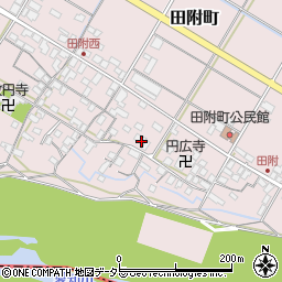滋賀県彦根市田附町869周辺の地図