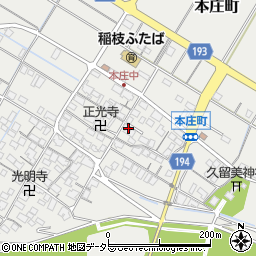 滋賀県彦根市本庄町2466周辺の地図