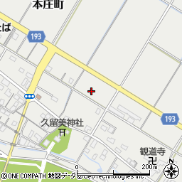 滋賀県彦根市本庄町1342周辺の地図