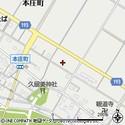 滋賀県彦根市本庄町1342周辺の地図