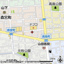 愛知県名古屋市守山区森宮町226周辺の地図