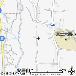 静岡県富士宮市安居山420周辺の地図