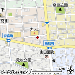 愛知県名古屋市守山区森宮町231周辺の地図