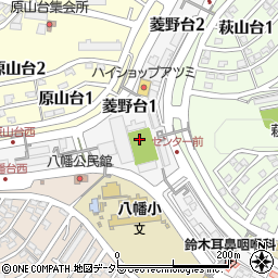 愛知県瀬戸市菱野台周辺の地図