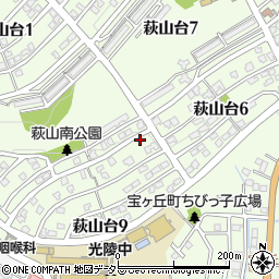 愛知県瀬戸市萩山台9丁目60周辺の地図
