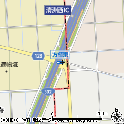 方領東周辺の地図