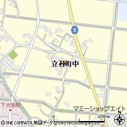 愛知県愛西市立石町（中）周辺の地図