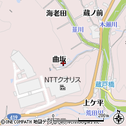 愛知県豊田市木瀬町曲坂889-1周辺の地図