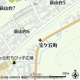 愛知県瀬戸市宝ケ丘町50周辺の地図