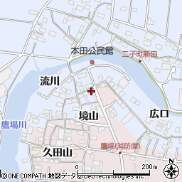 愛知県愛西市鷹場町本田1周辺の地図