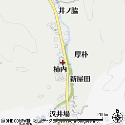 愛知県豊田市上渡合町柿内42周辺の地図