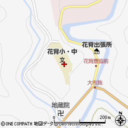 京都市立花背小中学校周辺の地図