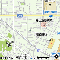 愛知県名古屋市守山区瀬古東周辺の地図