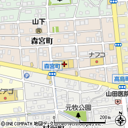 愛知県名古屋市守山区森宮町212周辺の地図