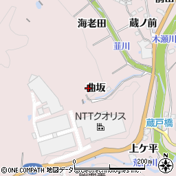 愛知県豊田市木瀬町曲坂周辺の地図