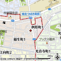 セブンイレブン名古屋稲生町１丁目店周辺の地図