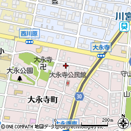 愛知県名古屋市守山区大永寺町250周辺の地図