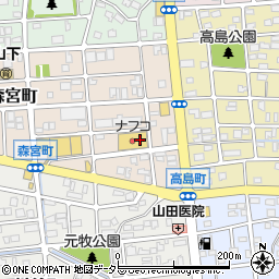 愛知県名古屋市守山区森宮町258周辺の地図