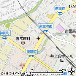 愛知県瀬戸市赤重町143-1周辺の地図