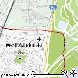 メゾンデール小田井１周辺の地図