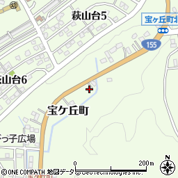 愛知県瀬戸市宝ケ丘町358-3周辺の地図