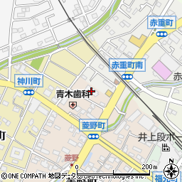 愛知県瀬戸市菱野町4周辺の地図