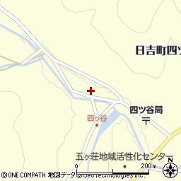 京都府南丹市日吉町四ツ谷釜ケ瀬周辺の地図