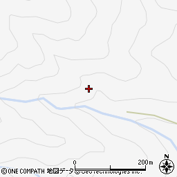 愛知県北設楽郡豊根村富山手澤周辺の地図