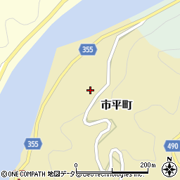 愛知県豊田市市平町西周辺の地図