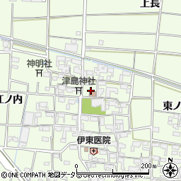 愛知県あま市二ツ寺屋敷40周辺の地図