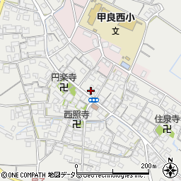 滋賀県犬上郡甲良町尼子1257周辺の地図
