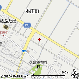 滋賀県彦根市本庄町1481周辺の地図
