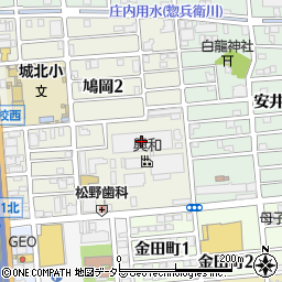 興和　名古屋工場周辺の地図