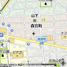 愛知県名古屋市守山区森宮町171周辺の地図