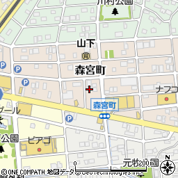 愛知県名古屋市守山区森宮町182周辺の地図