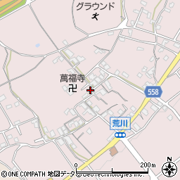 滋賀県大津市荒川268周辺の地図