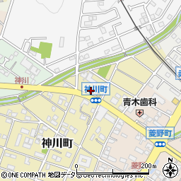 ＥＮＥＯＳセルフＤＤ神川ＳＳ周辺の地図