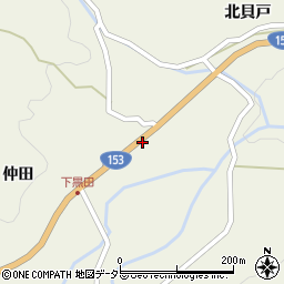 愛知県豊田市黒田町立小路周辺の地図